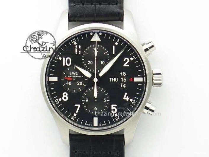 MIROTIME 0302 Big Pilot Real PR IW502701 RG YLF 1:1 Best Edition Blue Dial On Calfskin Strap A Classic 7225